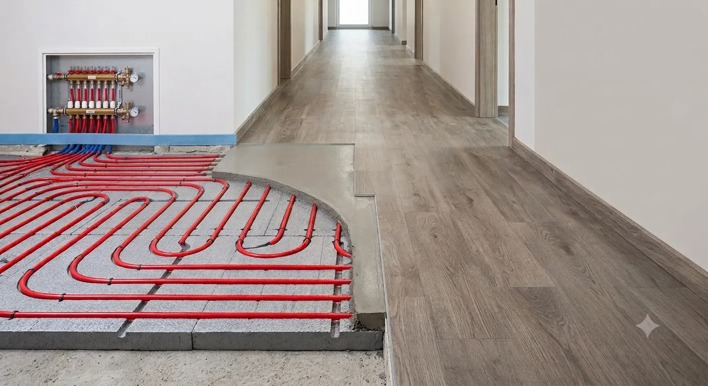Podłoga pod ogrzewanie podłogowe – co wybrać? | Kompletny poradnik, artykuł SB Floor